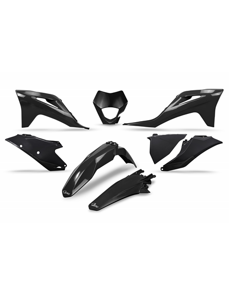 Kit de plastiques UFO GASGAS 21 ENDURO noire GGKIT703-001