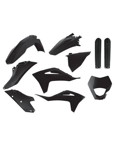 Kit de plásticos Polisport GASGAS EC/F 21- preto 91028