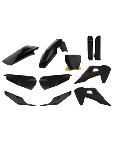 Husqvarna TC/FC - Kit de Plásticos Preto - Modelos 2019-20 Polisport 91019