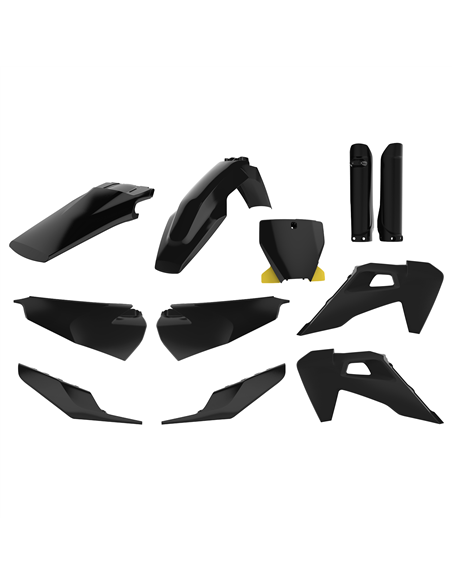 Husqvarna TC / FC - Kit de Plàstica MX Negre - Models 2019-20 Polisport 91019
