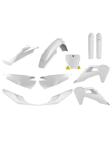 Husqvarna TC, FC - Kit de Plàstica MX Blanc - Models 2019-21 Polisport 91020