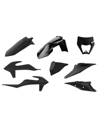 Kit de Plásticos EXC/EXCF 20-21 BK Polisport 91017
