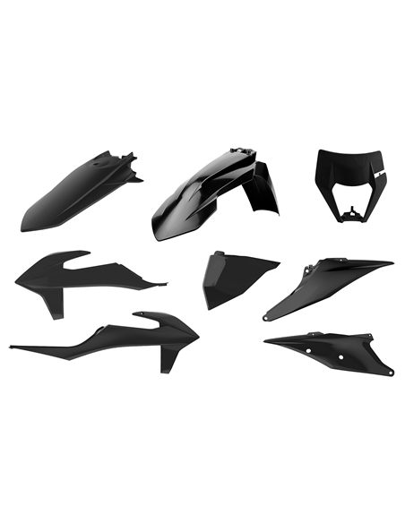 Kit plastique EXC / EXCF 20-21 BK Polisport 91017