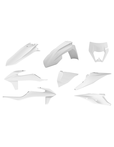 Kit de plástico EXC / EXCF 20-21 WH Polisport 91016
