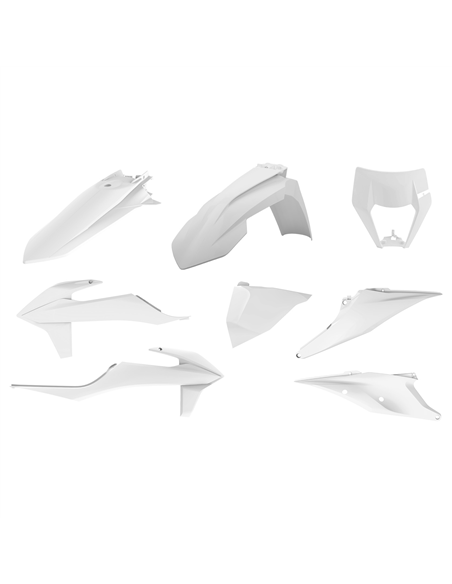 Kit de Plàstics EXC / EXCF 20-21 WH Polisport 91016