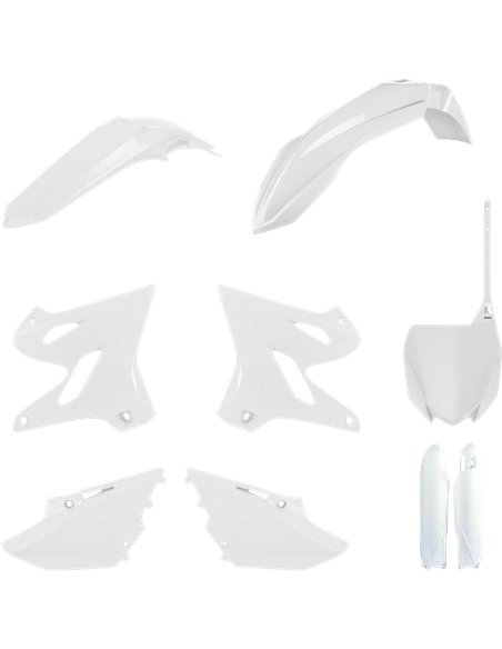 Yamaha YZ 125/250 - Kit de Plàstica MX Blanc - Models 2021 Polisport 91073
