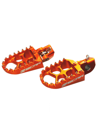 SCAR EVOLUTION FOOTPEGS ORANGE S5511OR