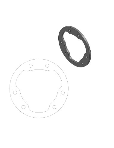 Support de relocalisation pour étrier de frein OEM Ring Tm MOTO-MASTER 211048