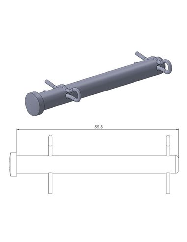 Pins de pastilla de fre MOTO-MASTER 213.024