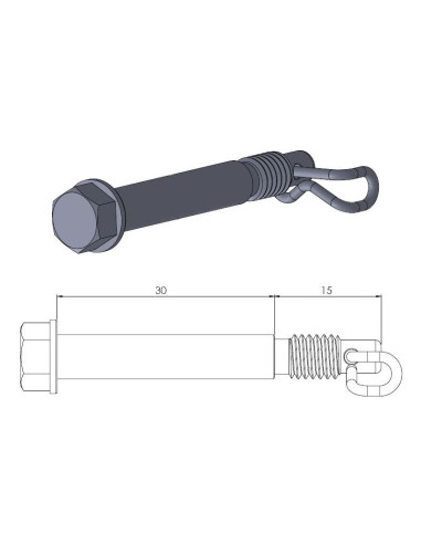 MOTO-MASTER Axes de plaquettes de frein 213043