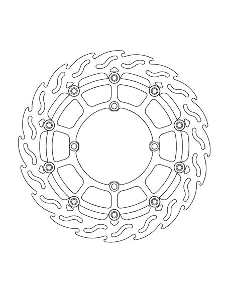 Suports adaptadors per kit disc flotant Sm MOTO-MASTER 211012