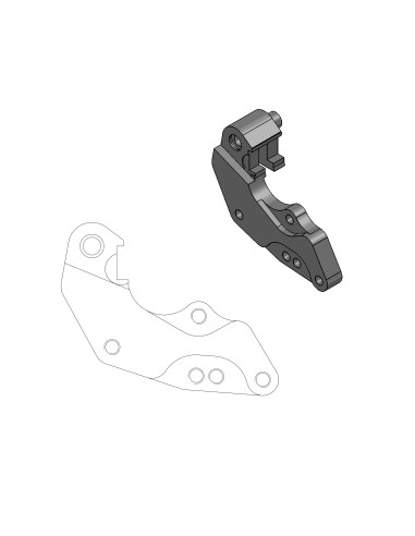 Suportes adaptadores para kit de disco flutuante MOTO-MASTER 298Mm 211056