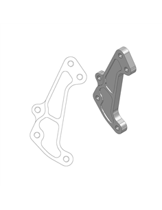 Relocator Bracket for OEM Supermoto MOTO-MASTER 211065 Brake Caliper
