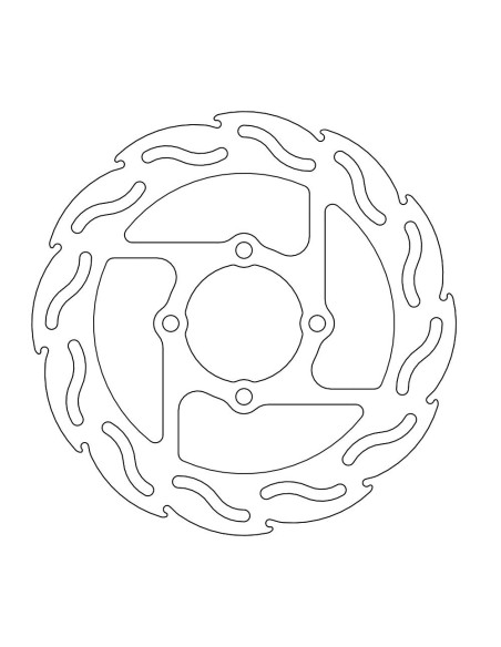 Brake disc Rear brake disc MOTO-MASTER 110228