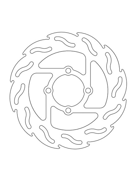 Brake disc Rear brake disc MOTO-MASTER 110 230