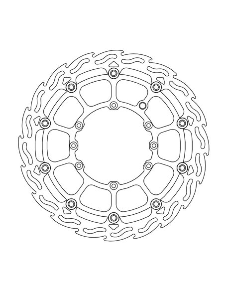 Front brake disc Supermoto MOTO-MASTER 111045
