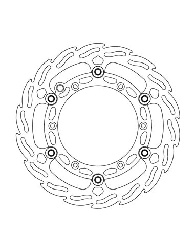 Front brake disc Flame Ktm 260Mm MOTO-MASTER 112145