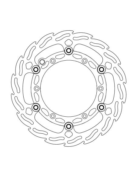 Front brake disc Flame Ktm 260Mm MOTO-MASTER 112145