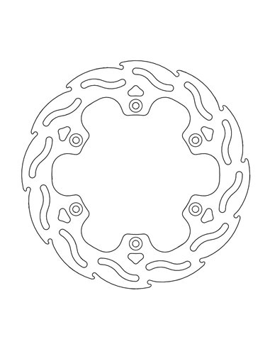 Rear brake disc Triumph MOTO-MASTER 110386