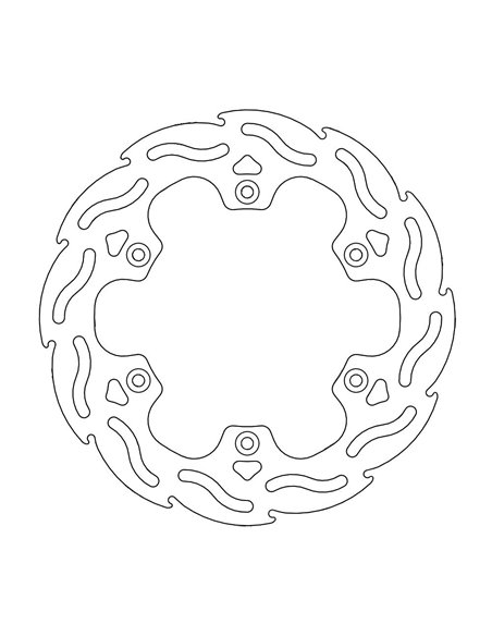 Rear brake disc Triumph MOTO-MASTER 110386