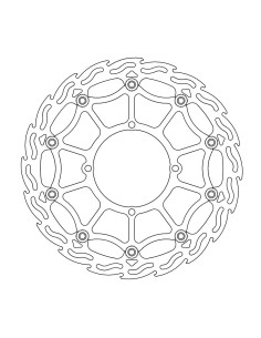 Disco de freno delantero Street Flame Kawasaki MOTO-MASTER 111039