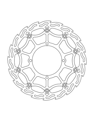 Disque de frein avant Street Flame Suzuki MOTO-MASTER 111038