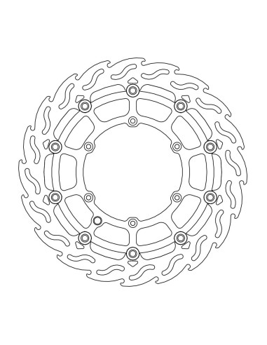 Disque de frein avant Float Flame Sumo MOTO-MASTER 112238