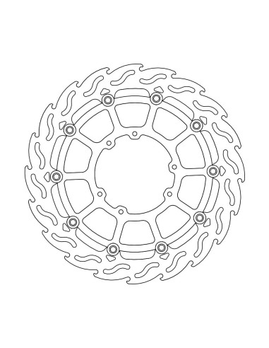 Disque de frein avant Float Flame Sumo MOTO-MASTER 112228