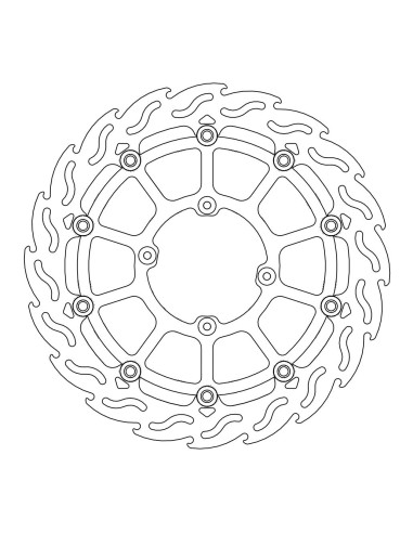 Front brake disc Float Flame Sumo MOTO-MASTER 112230