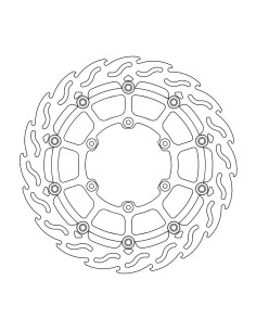Disco de freio Float Flame MOTO-MASTER 112296