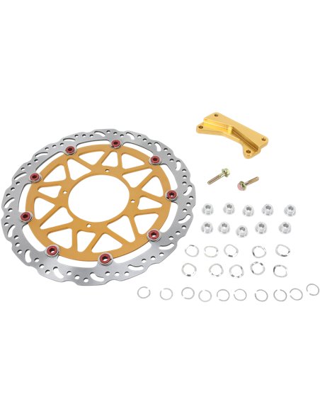Brake Rotor Kit Supermoto Solid Contour EBC SMX6254