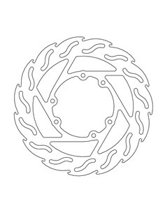 Front brake disc Flame Yama / Tm MOTO-MASTER 110397