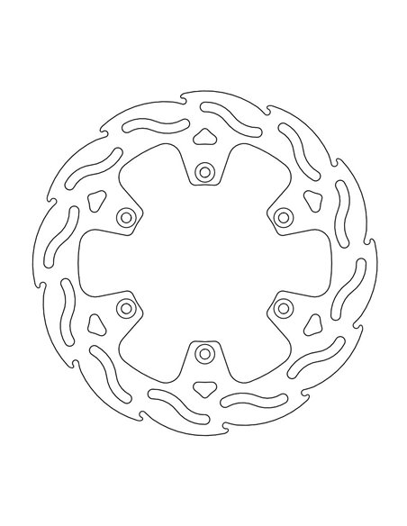 Disc de fre del darrere Kaw Kr125 / 25 MOTO-MASTER 110.384