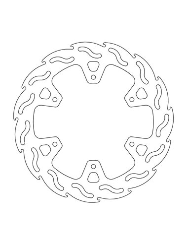 Disc de fre del darrere Yam Wr WRF MOTO-MASTER 110.387