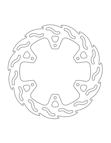 Disc de fre del darrere Yam Wr WRF MOTO-MASTER 110.387