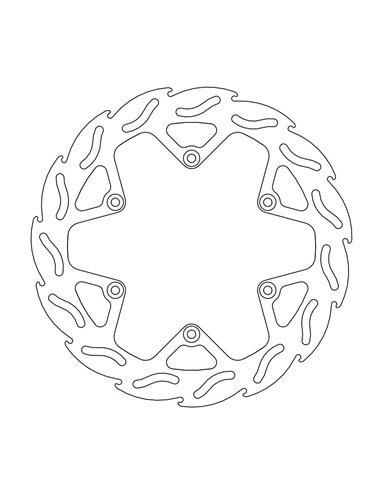 Front brake disc Yam Wr Wrf MOTO-MASTER 110389