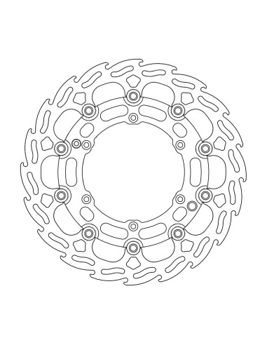 Kit de freio dianteiro a disco Ktm Dakar MOTO-MASTER 112072