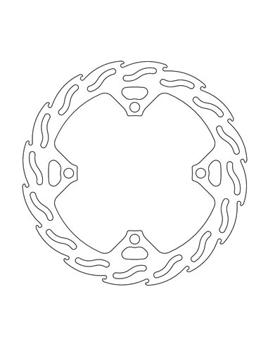 Fact rear brake disc Suzuki MOTO-MASTER 110390