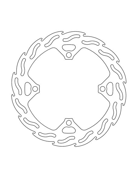 Fact rear brake disc Suzuki MOTO-MASTER 110390