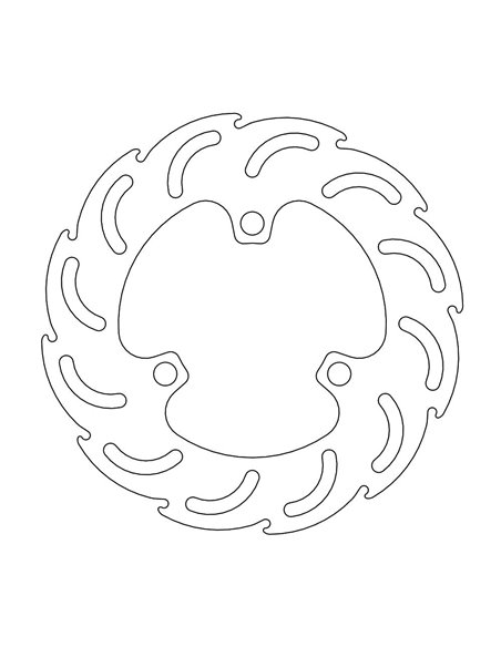 Disco de freio traseiro Honda MOTO-MASTER 110 250