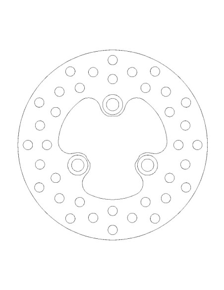 Disco de freno delantero Round Suzuki MOTO-MASTER 110303