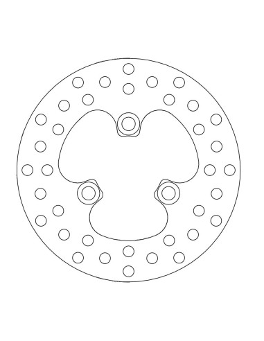 Disc de fre davanter Round Honda MOTO-MASTER 110.117