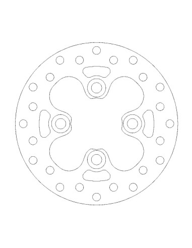 Front brake disc Round Kawasaki MOTO-MASTER 110320