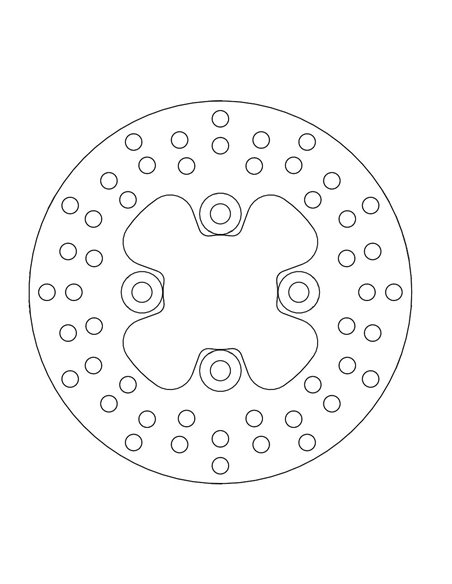 Front brake disc Round Yamaha MOTO-MASTER 110166