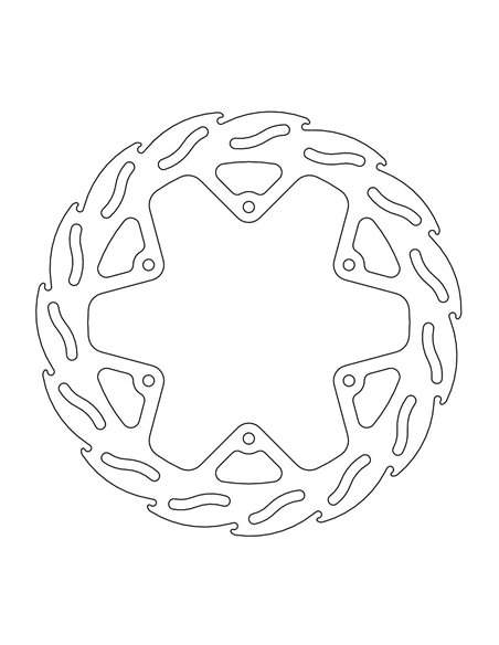 Fixation de disque de frein arrière 4.4Mm MOTO-MASTER 110598