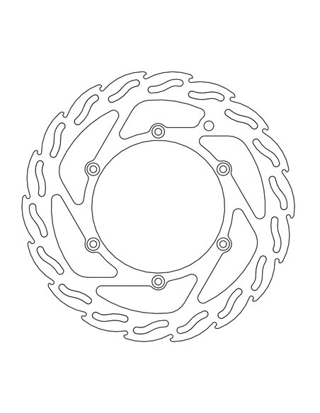 Front brake disc Fix Flame Lef MOTO-MASTER 110623