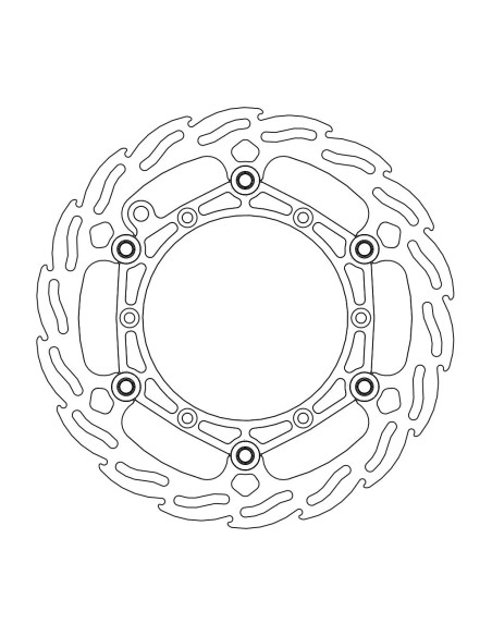 Flame oversized front brake disc Float Flame L MOTO-MASTER 111075