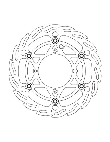Disc de fre davanter Float Flame L MOTO-MASTER 112160