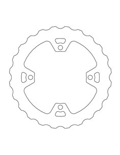 Disque de frein arrière Fix Wave Mud MOTO-MASTER 110642