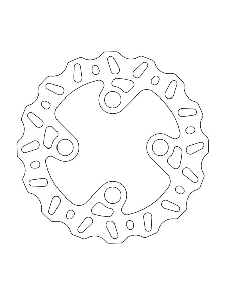 Disc de fre davanter Fix Wave MOTO-MASTER 110.703